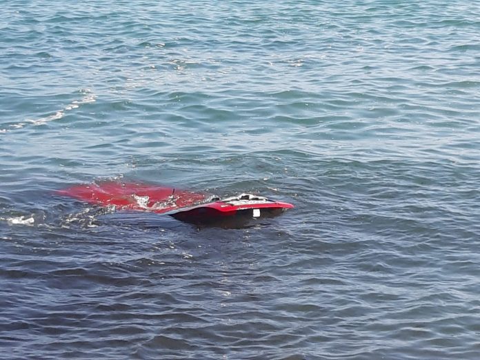 Auto in mare alla Bandita