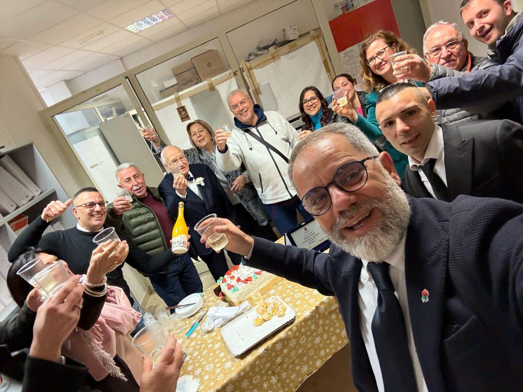 Angelo Saviano ha festeggiato i suoi 100 anni nella sede della terza Circoscrizione