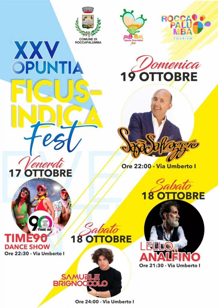 Sagra del fico d'india Roccapalumba locandina