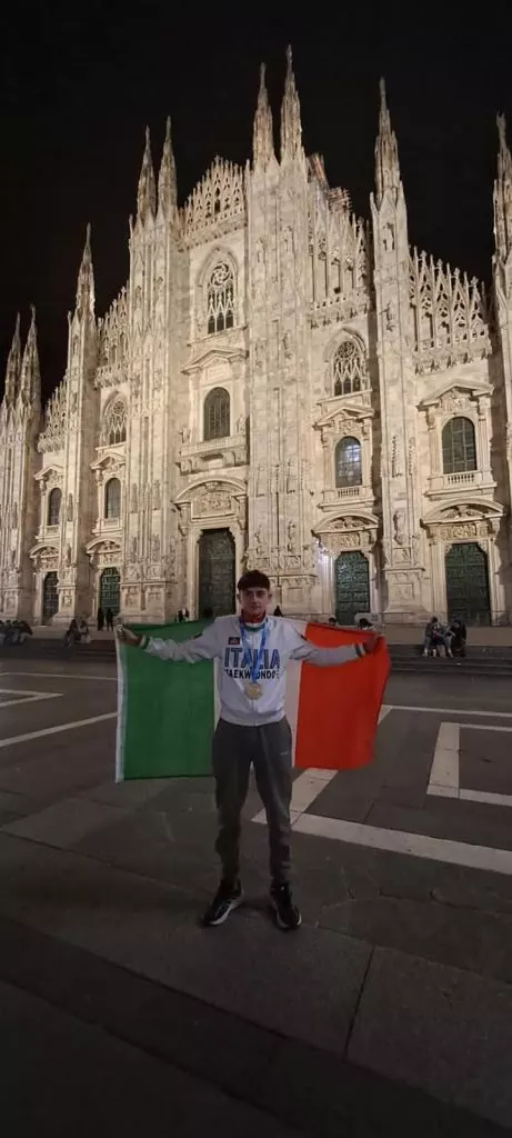 Taekwondo Giuseppe Rubino campione italiano 