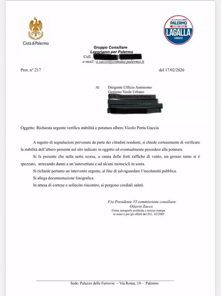 segnalazione di Ottavio Zacco